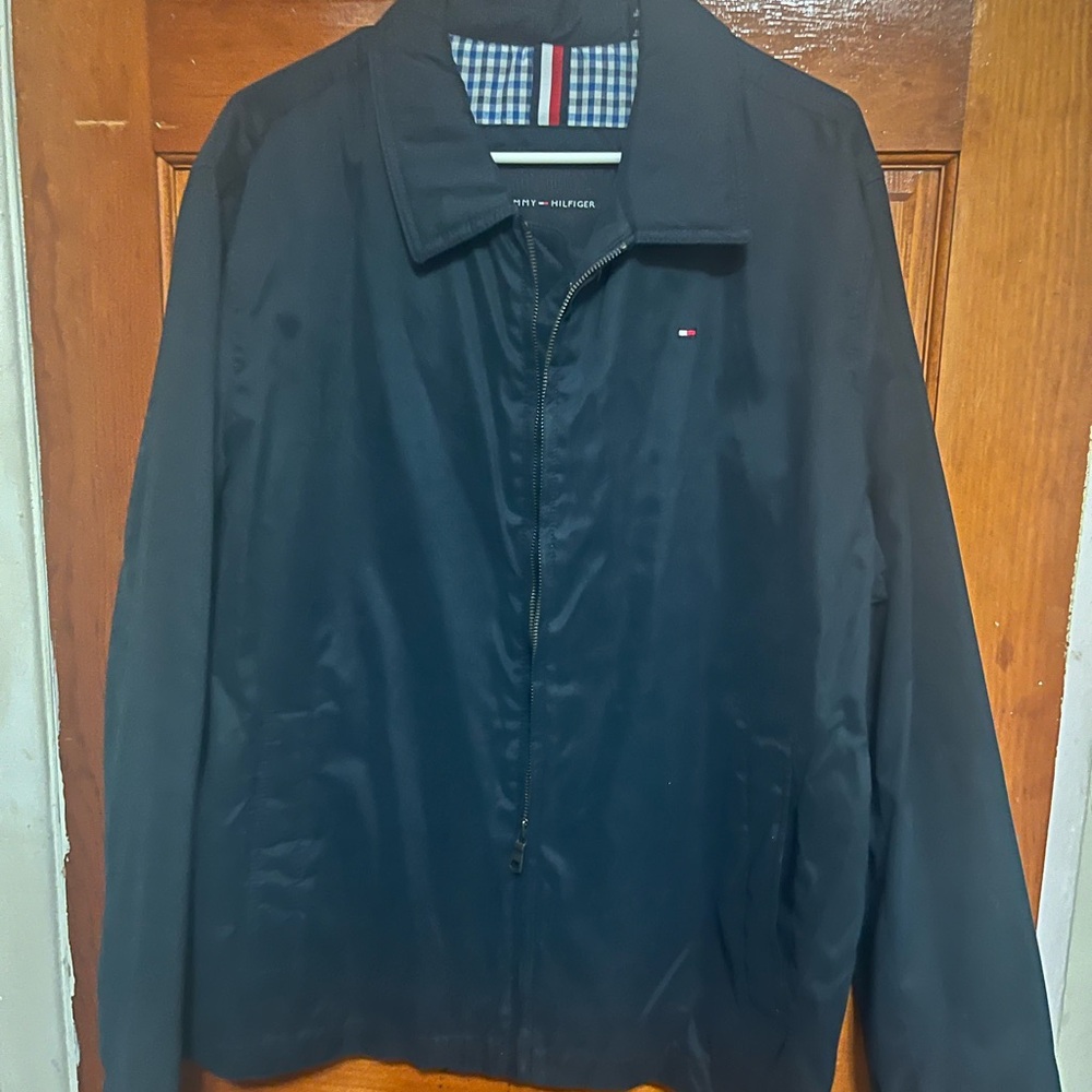 Tommy Hilfiger Men's Navy Windbreaker Jacket